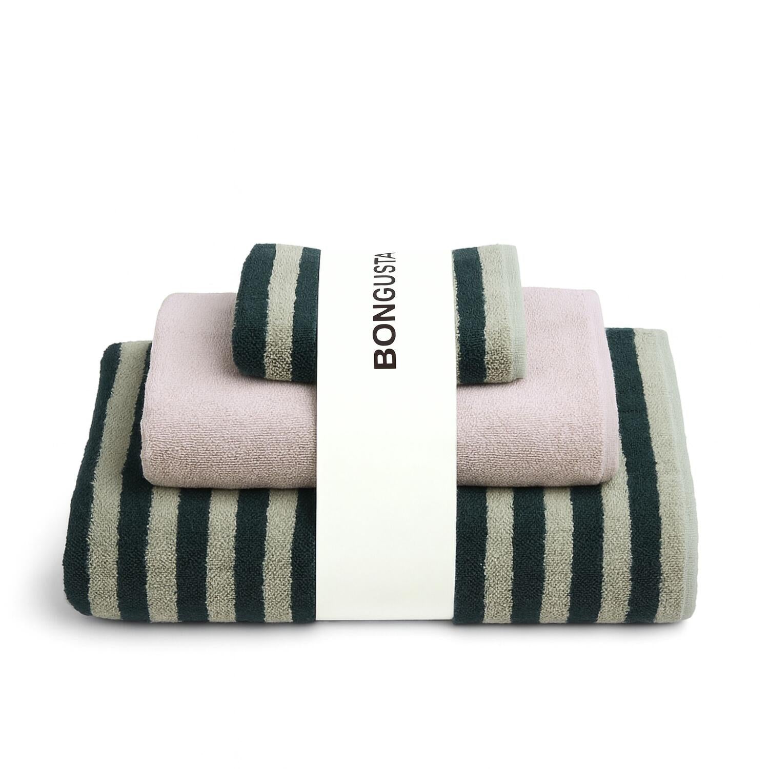 3 stk håndklæde sampak - Moonbeam/Sea Foam & Deep Teal